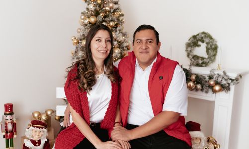 Loop studio set navideño en Guatemala