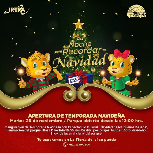 Los Desfiles navideños 2024 en el Irtra Mundo Petapa Guatemala