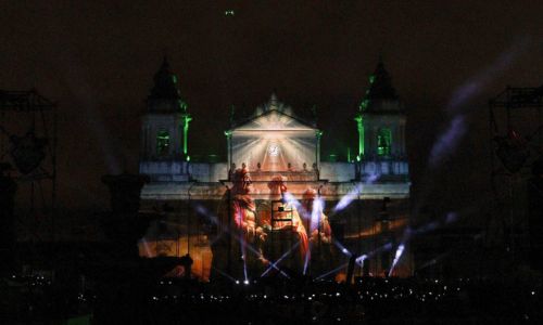Mapping 2024 en la Catedral Metropolitana Guatemala