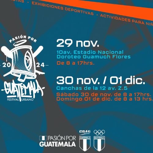 Nuevo Festival Urbano 2024 «Arte y Deporte» en Guatemala