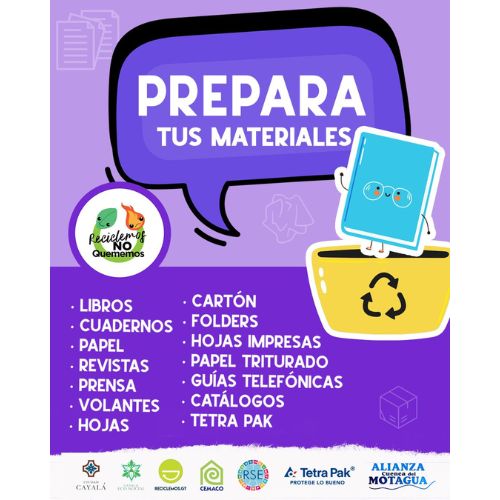 Reciclemos GT Lugares para reciclar útiles escolares en Guatemala