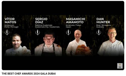 Sergio Díaz de Sublime destacado Premios The Best Chef 2024