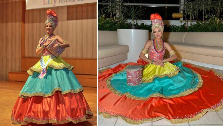 Traje nacional de Helen Morales en Miss International 2024