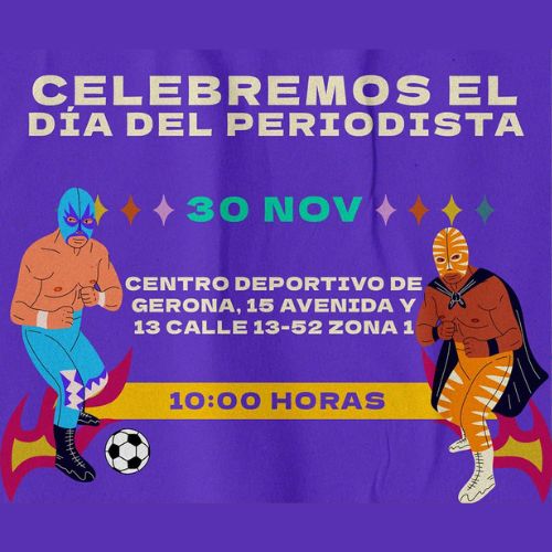 Un Partido de fútbol 2024 «Luchadores vs Periodistas» en Guatemala
