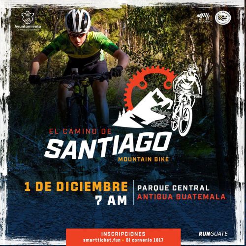 Una carrera «Camino de Santiago MTB» en Antigua Guatemala 2024