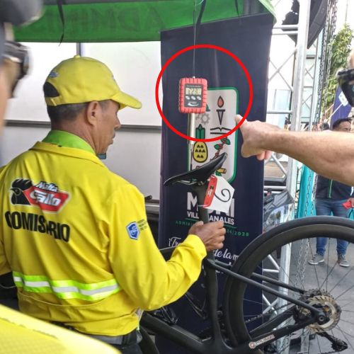 pesaje de bicicletas novena etapa vuelta a Guatemala 2024