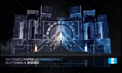 Artista Antonio Campollo es finalista en el festival de la luz de Chongqing