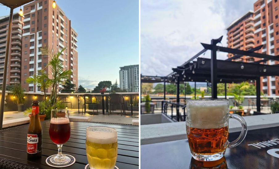 Azotea 6 Once, terraza con cerveza artesanal en Ciudad de Guatemala