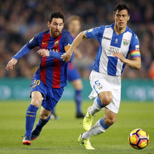Leo Messi frente al Leganés en 2020