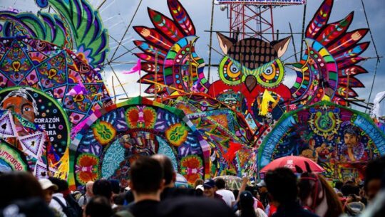 Barriletes gigantes de Sumpango y Santiago Sacatepéquez son Patrimonio Cultural de la Unesco
