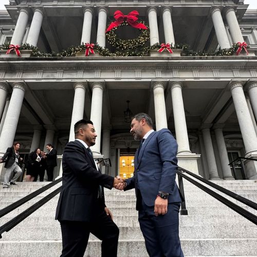 Carlos Ruiz en la Casa Blanca