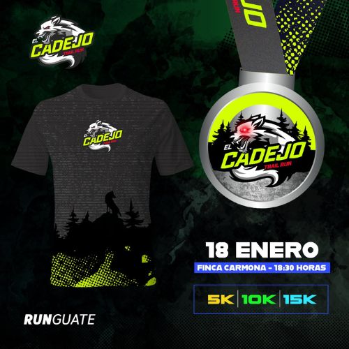 Edición Cadejo Trail Run Nocturno 2025 en Antigua Guatemala