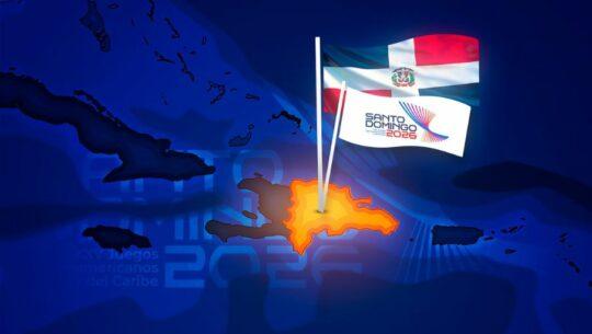 Bandera Juegos Centroamericanos y del Caribe Santo Domingo 2026