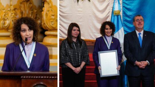 Gaby Moreno recibió la Orden del Quetzal