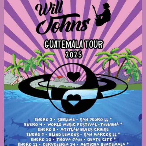 Gira 2025 de Will Johns en Guatemala