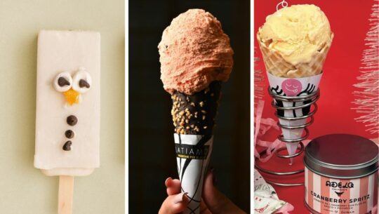 Helados de la época navideña en Guatemala 2024