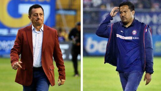 Entrenadores Roberto Montoya y Amarini Villatoro