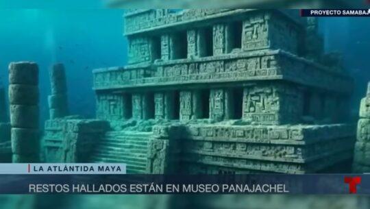 Telemundo compartió reportaje sobre Samabaj, Atlántida maya en el lago Atitlán