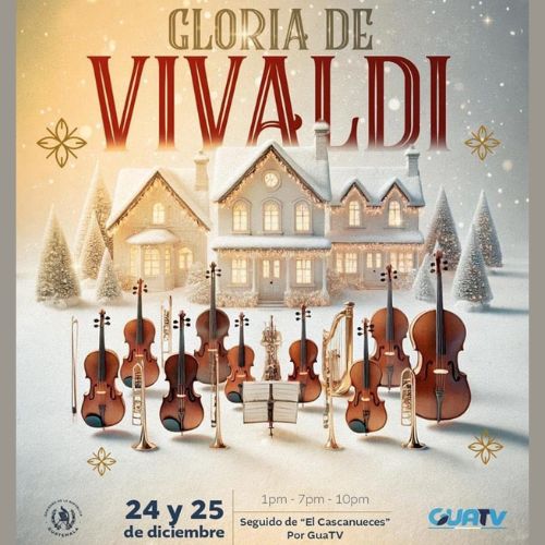 Transmisión en televisión «Gloria de Vivaldi» en Guatemala 2024