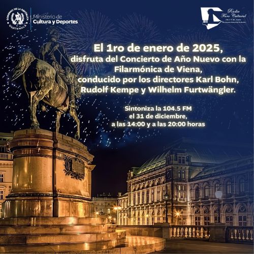 Una Transmisión en radio «conciertos de Viena» en Guatemala