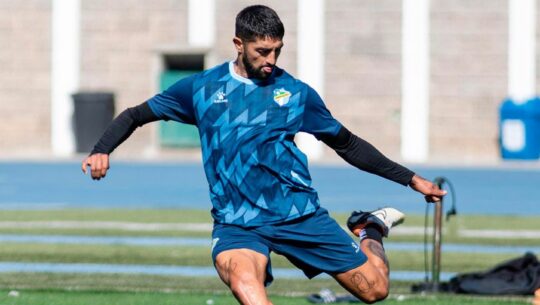 Un jugador crema en entrenamiento