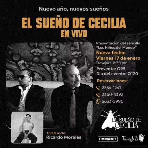 Concierto de Ranferí Aguilar y Vinicio Molina en Guatemala