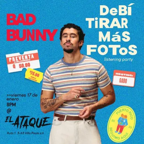 El Listening party 2025 «Debí tirar más fotos» en El Ataque