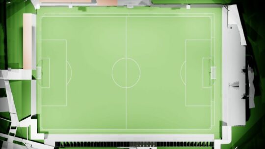 Maqueta Estadio El Trébol