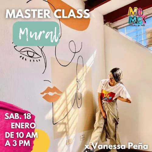 Máster class de murales con Pinturas Momos 2025