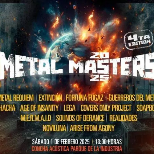 Un Festival Metal Masters 2025 en Guatemala