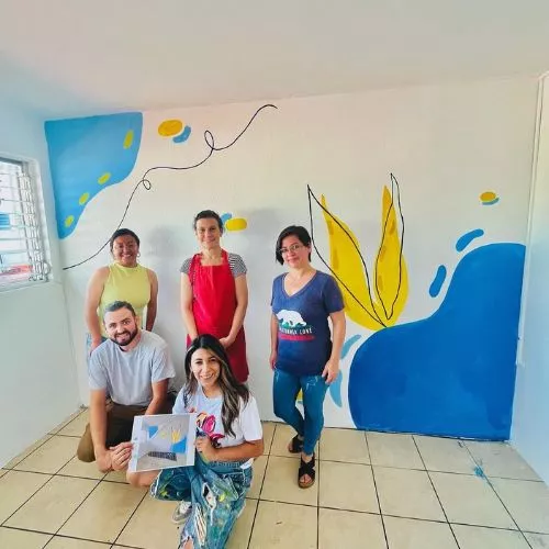Una Máster class de murales con Pinturas Momos 2025