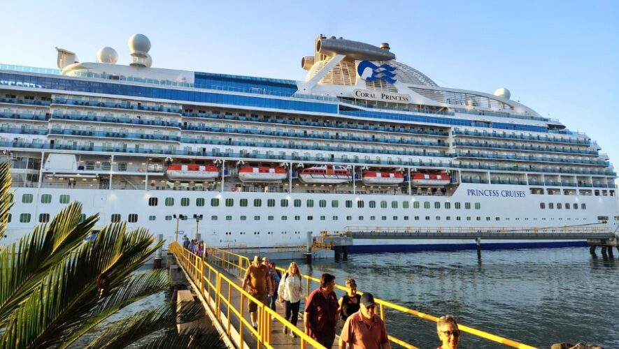 crucero Coral Princess llegó a Guatemala