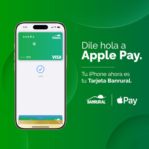 Banrural ofrece Apple Pay a sus clientes en Guatemala