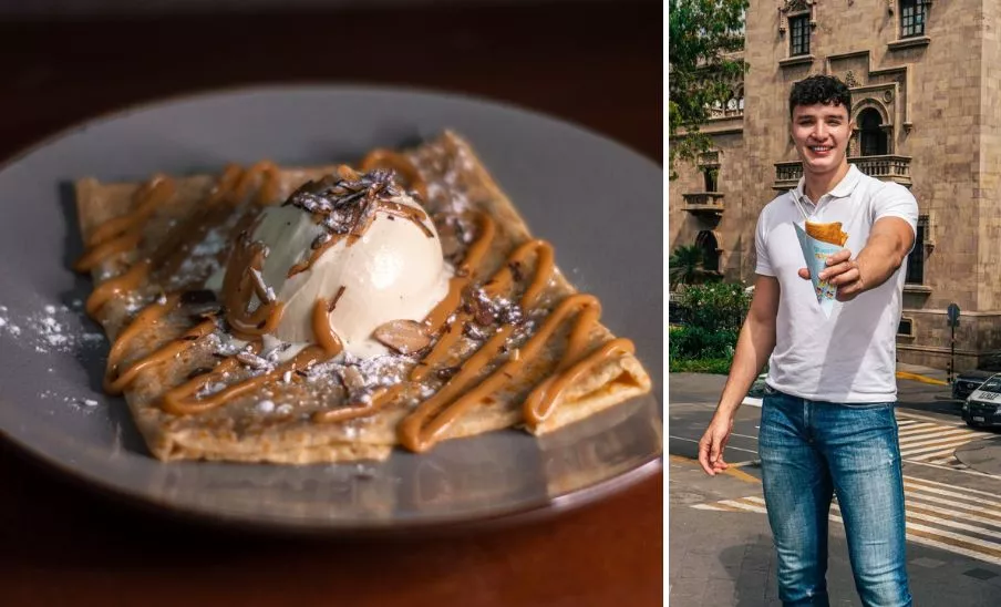 Bombón Crepe, las crepas gigantes del Centro Histórico de la ciudad