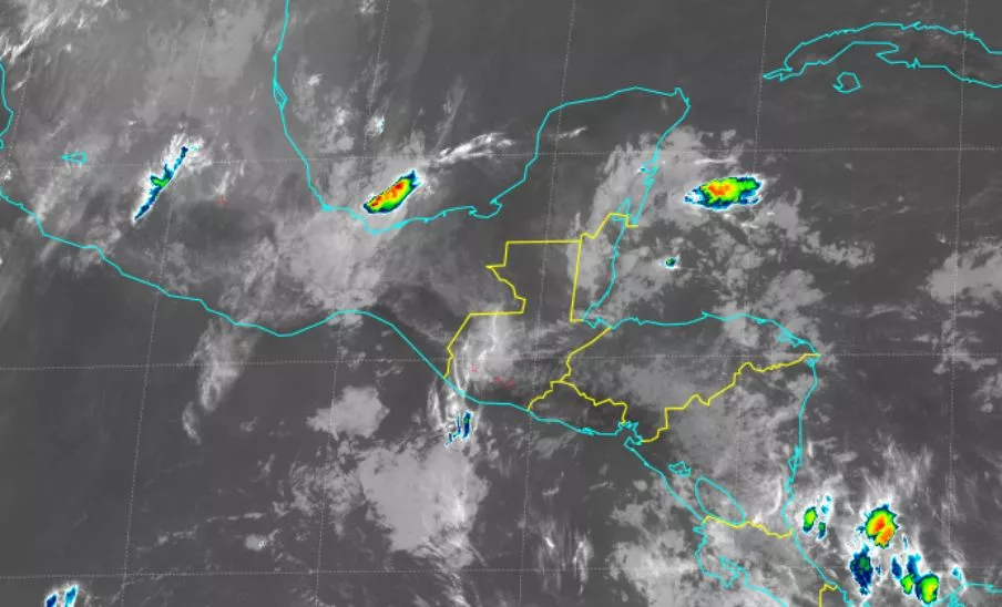 Clima en Guatemala para el 15 y 16 de febrero de 2025