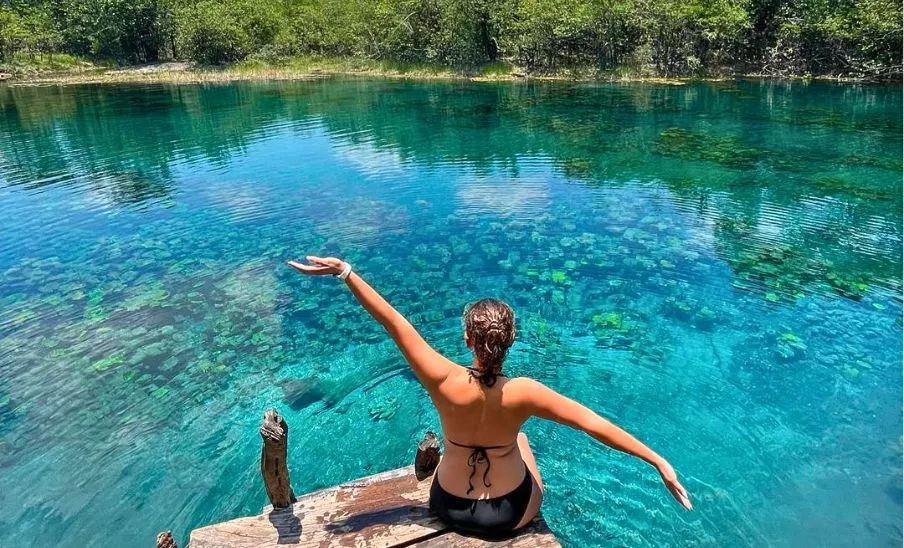 Cómo llegar al Cráter Azul en Petén