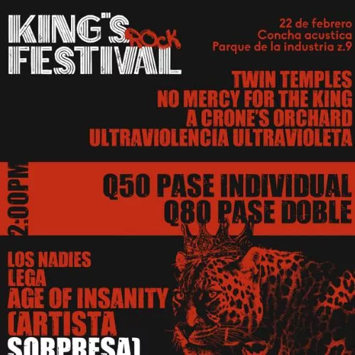 El King's Rock Festival 2025 en Guatemala