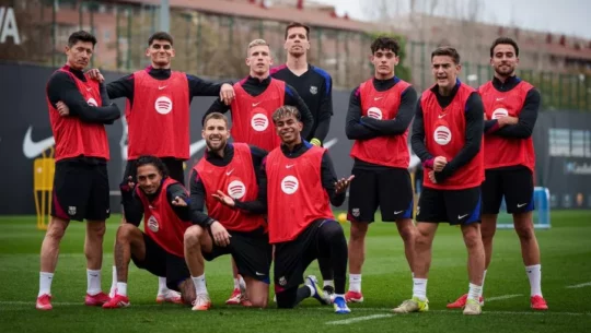 Entrenamiento Barcelona