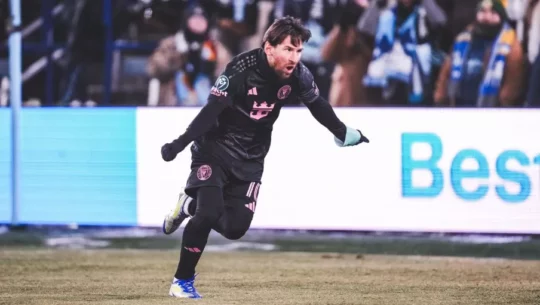 Leo Messi celebrando