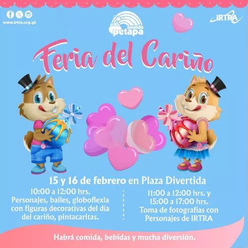 La Feria del Cariño 2025 en Parque Mundo Petapa