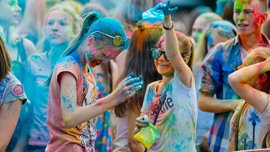 Festival Holi 2025 en Guatemala