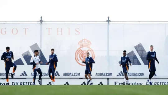 Entrenamiento Real Madrid