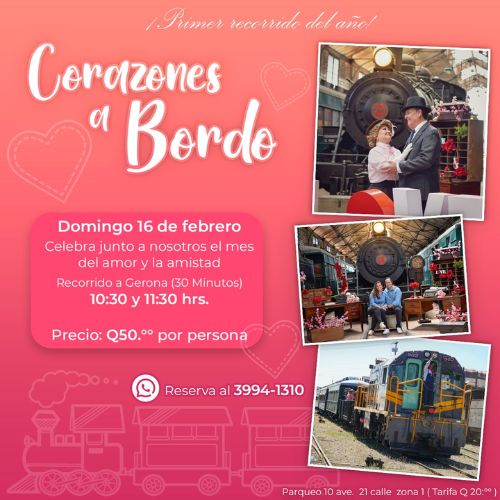 Recorrido Corazones a Bordo 2025 en Museo del Ferrocarril