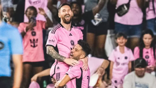 Leo Messi y Jordi Alba