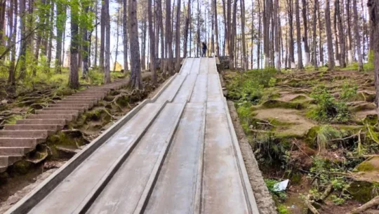 resbaladero gigante en Cerro El Baúl