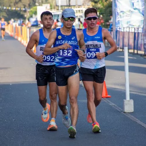 Marchistas en el Campeonato Centroamericano