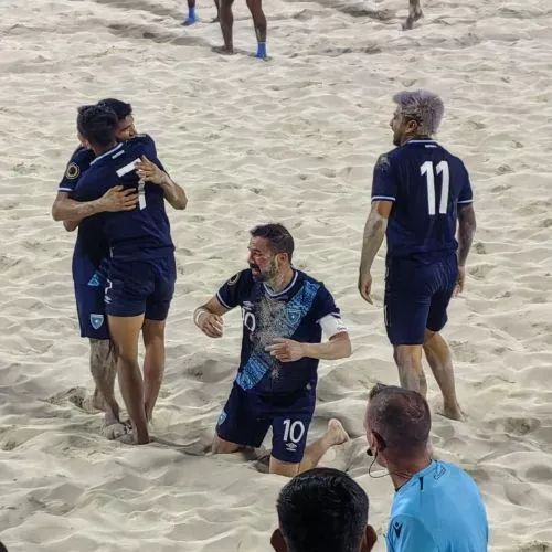 Celebración Fútbol playa