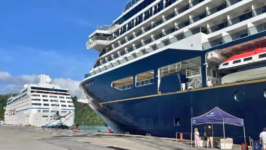 Cruceros internacionales llegaron a Izabal