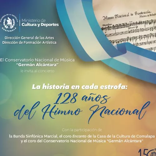 El Concierto por el 128 aniversario del Himno Nacional