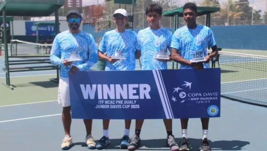Equipo masculino ganó Copa Davis Jr 2025